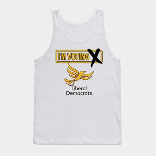 I'm Voting Liberal Democrats Tank Top